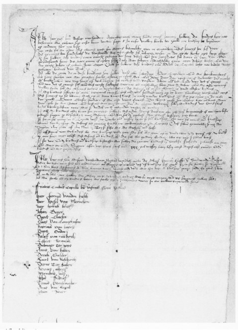 oprichtingsakte 2 jan 1498 oprichtingsakte 2 jan 1498